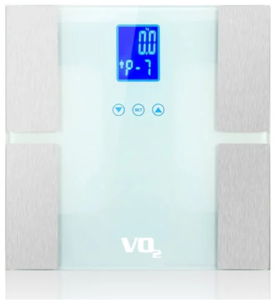 משקל אלקטרוני דק במיוחד עשוי זכוכית מחוסמת מבית VO2