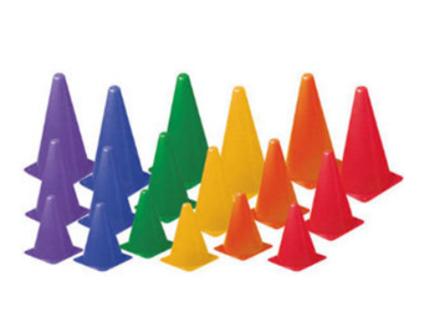 קונוס פלסטיק קשיח - גובה 45 ס