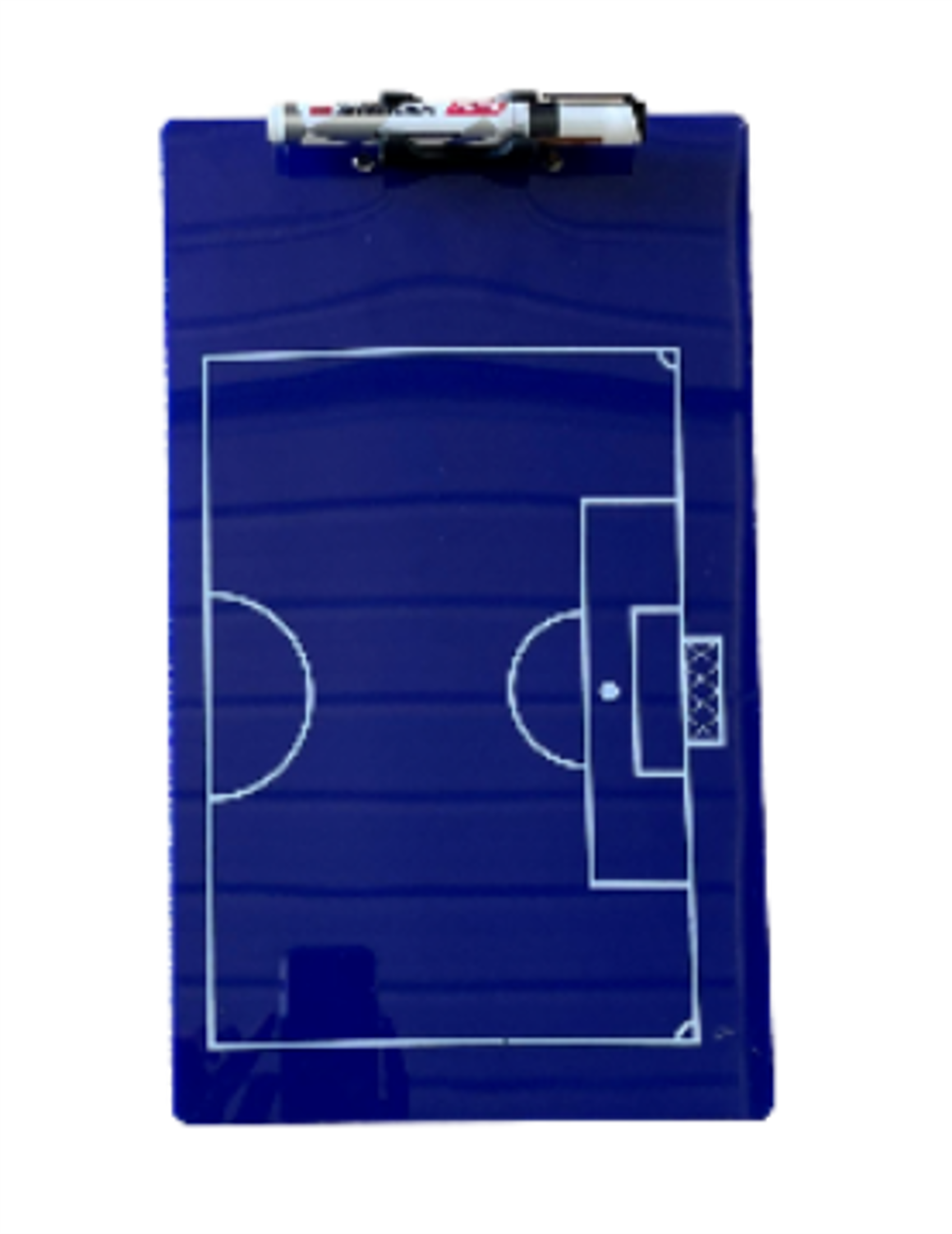 לוח טקטי עם קליפס - כדורגל (כחול)