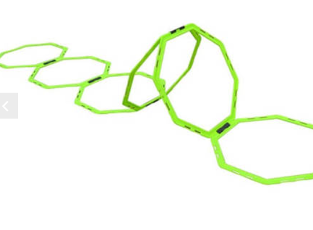 סט חישוקים בצורת משושה- 12 יח'