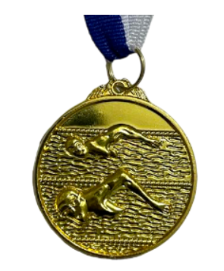 מדליית שחייה - זהב