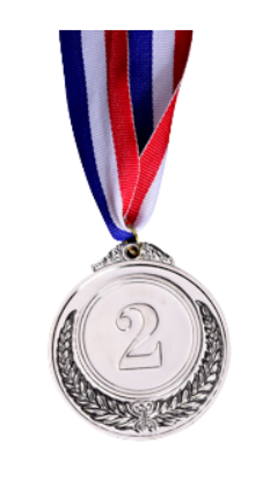 מדליה אישית- מקום 2 (כסף)