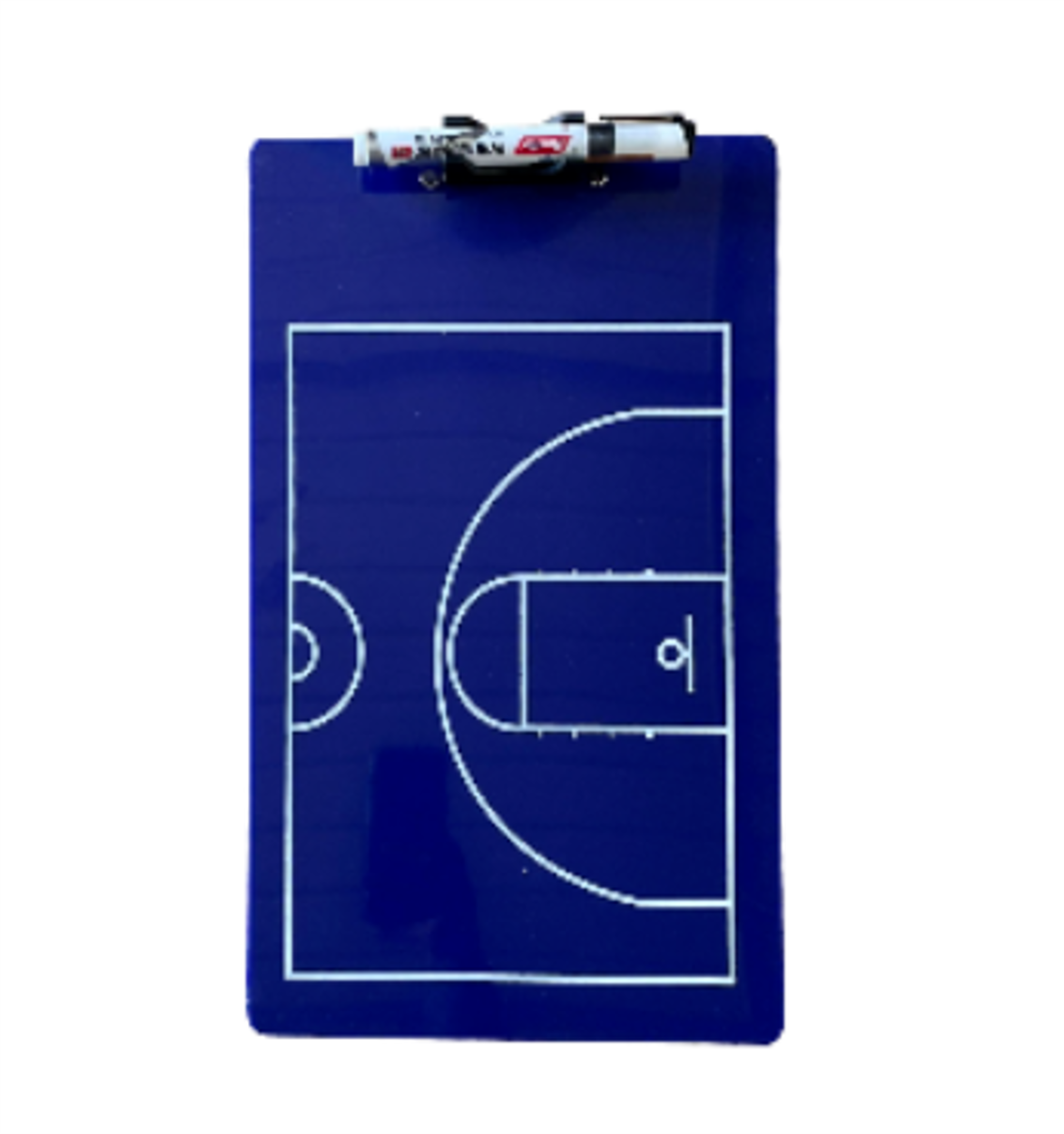 לוח טקטי עם קליפס – כדורסל (כחול)