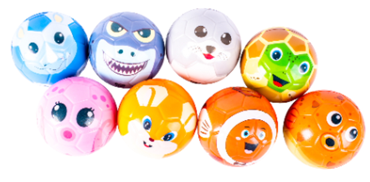 כדור ספוג מצופה חיות - קוטר 15 ס