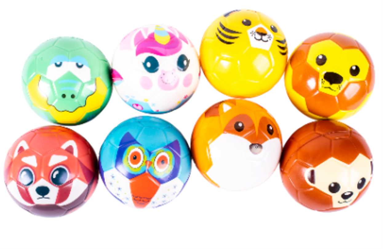 כדור ספוג מצופה חיות - קוטר 15 ס